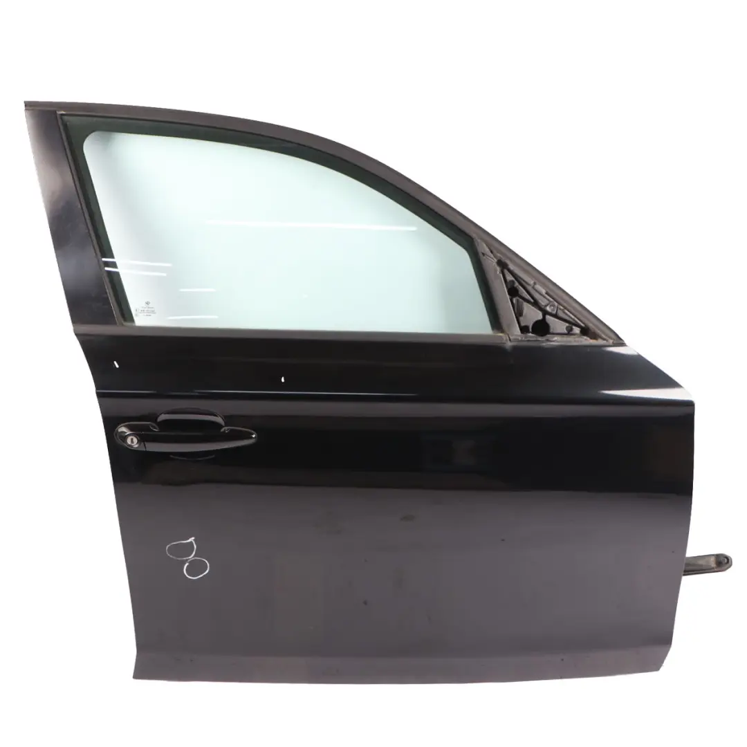 BMW E87 Door Front Right O/S Black Sapphire Metallic - 475 - SKU 7191012-BS - Part number 7191012