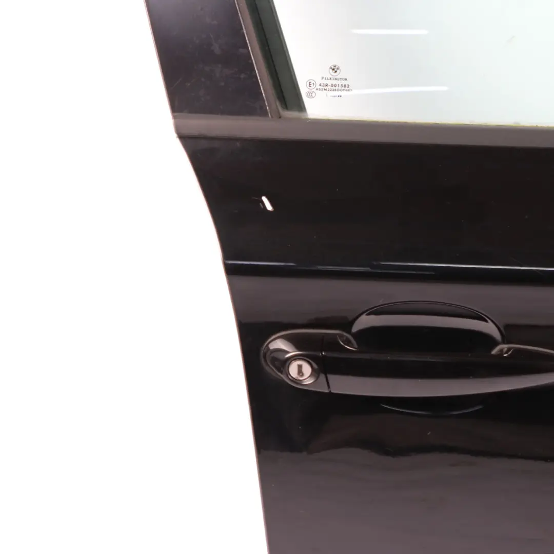 Door Front Right O/S Black Sapphire Metallic - 475 to BMW E87 with Part number 7191012 BMW E87 Door Front Right O/S Black Sapphire Metallic - 475 - SKU 7191012-BS - Part number 7191012
