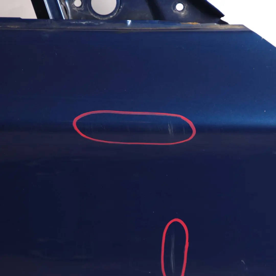 Door Front Right O/S Le Mans Blau Blue Metallic - 381 to BMW 1 Series E87 4 with Part number 7191012 BMW 1 Series E87 4 Door Front Right O/S Le Mans Blau Blue Metallic - 381 - SKU 7191012-LMB4 - Part number 7191012