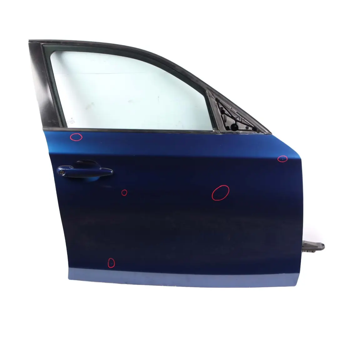 Door Front Right O/S Le Mans Blau Blue Metallic - 381 to BMW 1 Series E87 6 with Part number 7191012 BMW 1 Series E87 6 Door Front Right O/S Le Mans Blau Blue Metallic - 381 - SKU 7191012-LMB6 - Part number 7191012