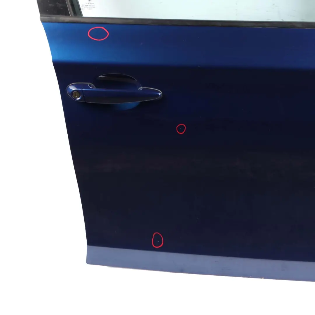 Door Front Right O/S Le Mans Blau Blue Metallic - 381 to BMW 1 Series E87 6 with Part number 7191012 BMW 1 Series E87 6 Door Front Right O/S Le Mans Blau Blue Metallic - 381 - SKU 7191012-LMB6 - Part number 7191012