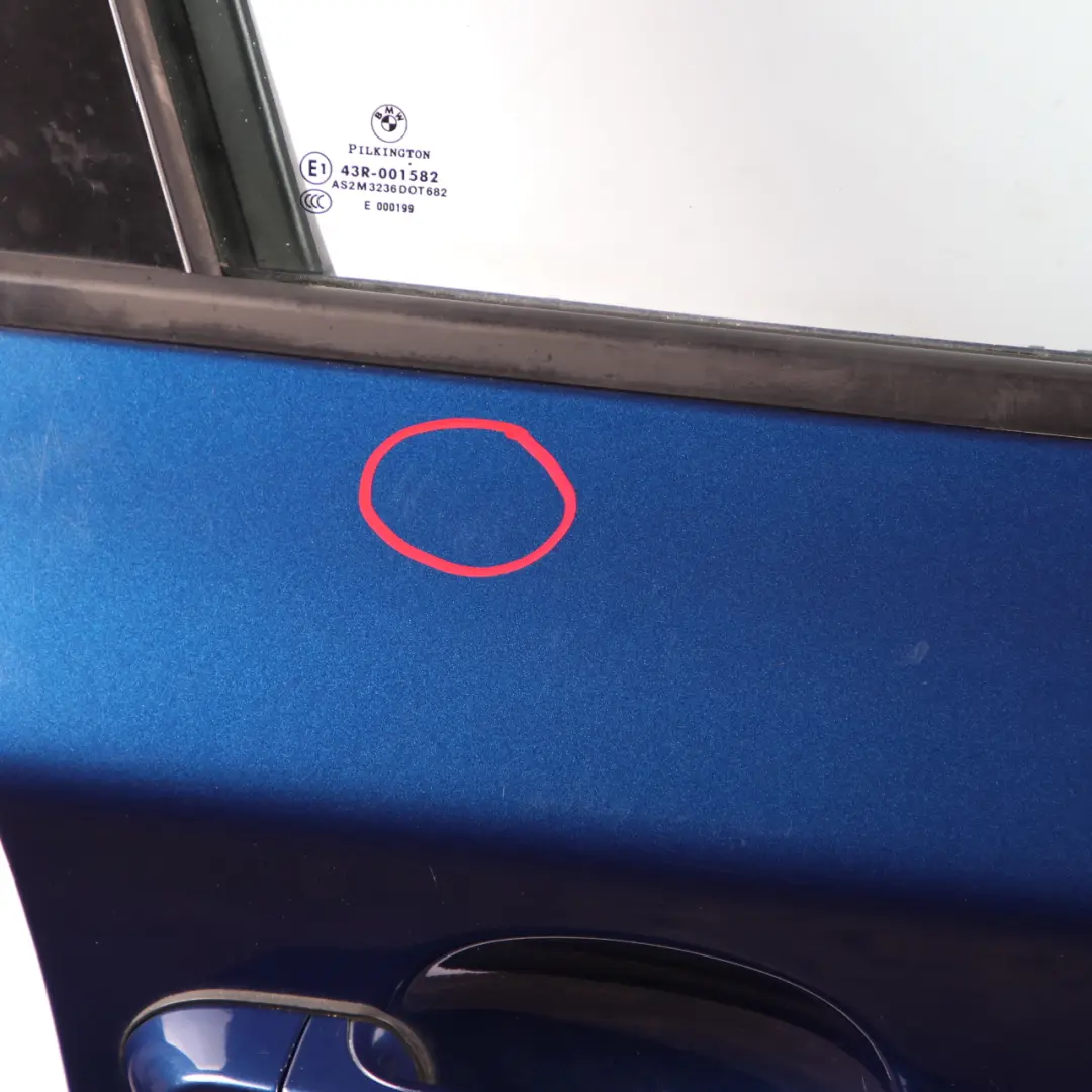 Door Front Right O/S Le Mans Blau Blue Metallic - 381 to BMW 1 Series E87 6 with Part number 7191012 BMW 1 Series E87 6 Door Front Right O/S Le Mans Blau Blue Metallic - 381 - SKU 7191012-LMB6 - Part number 7191012