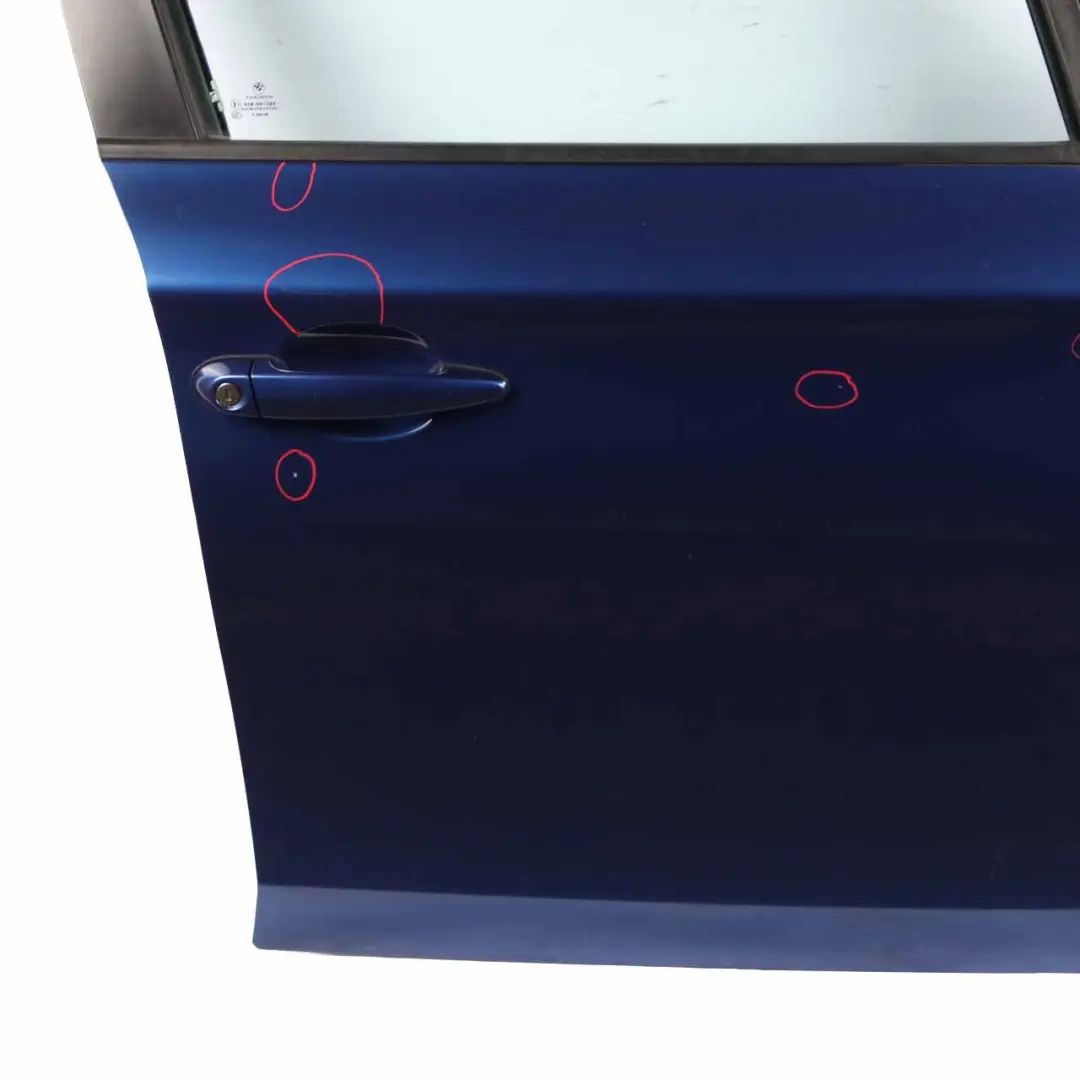 BMW E87 Door Front Right O/S Montegoblau Montego Blue Metallic - A51 - SKU 7191012-MTB - Part number 7191012