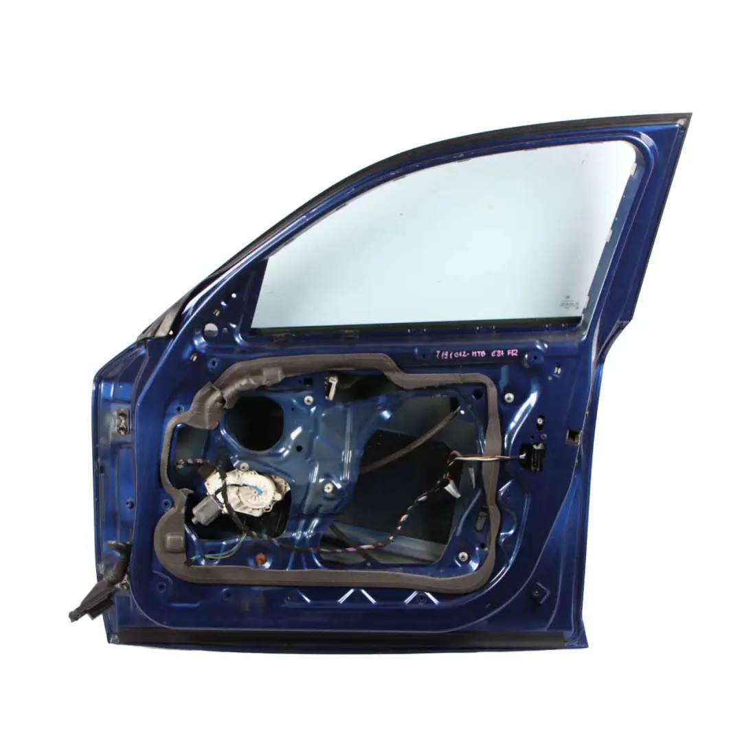 BMW E87 Door Front Right O/S Montegoblau Montego Blue Metallic - A51 - SKU 7191012-MTB - Part number 7191012