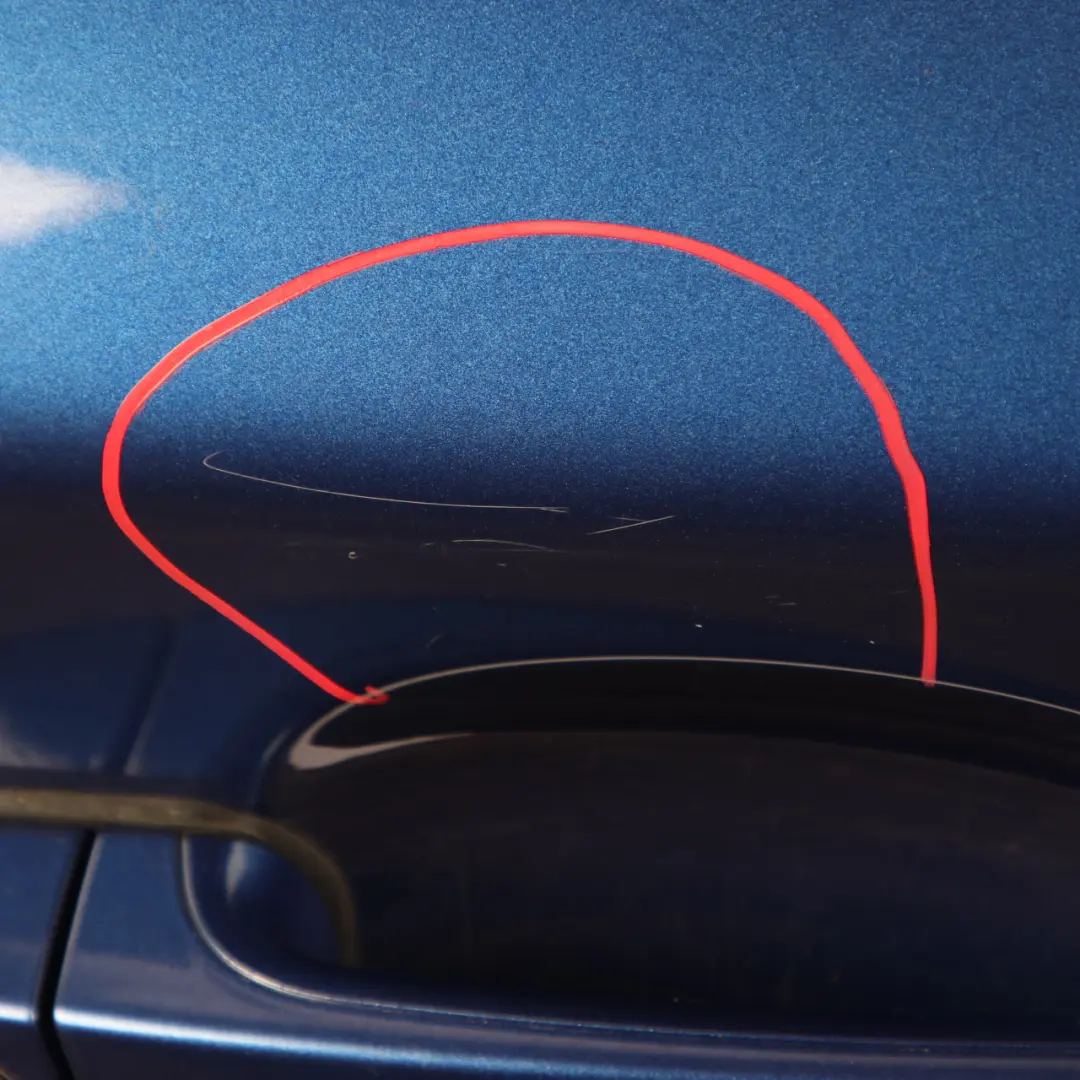 BMW E87 Door Front Right O/S Montegoblau Montego Blue Metallic - A51 - SKU 7191012-MTB - Part number 7191012