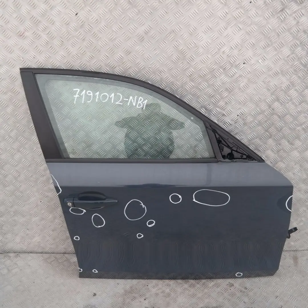 Door Front Right O/S Nautikblau Blue Nauticblau - A21 to BMW 1 SERIES E87 E87N LCI with Part number 41517191012 BMW 1 SERIES E87 E87N LCI Door Front Right O/S Nautikblau Blue Nauticblau - A21 - SKU 7191012-NB1 - Part number 41517191012