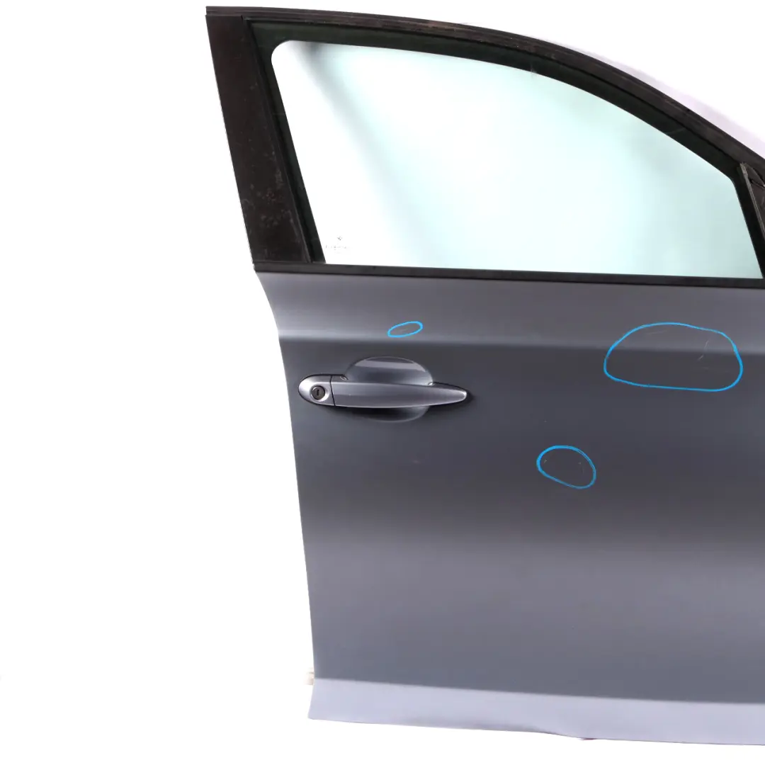 BMW 1 Series 5 E87 Door Front Right O/S Quarzblau Blue Blau Metallic - A18 - SKU 7191012-QB5 - Part number 7191012