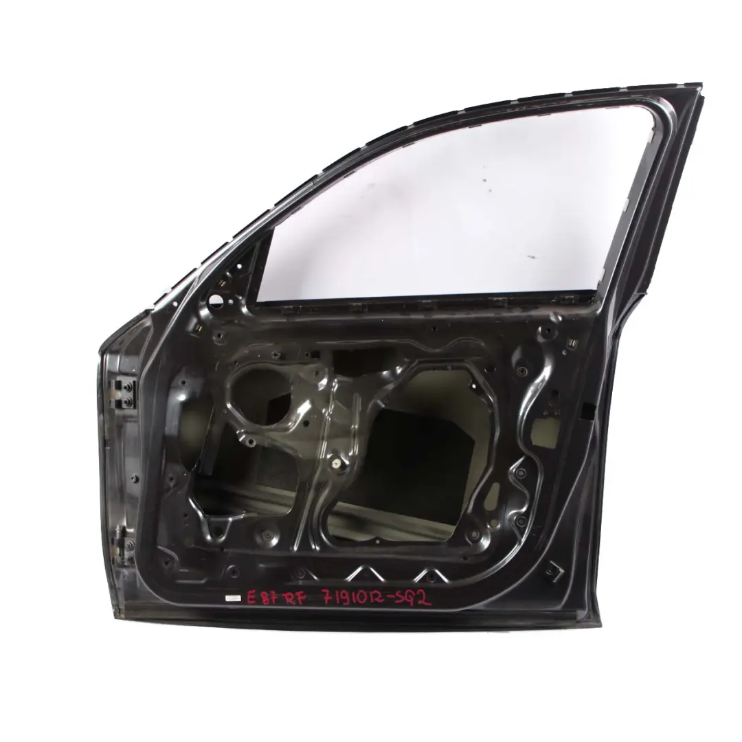 Door Front Right O/S Sparkling Graphite Metallic - A22 to BMW 1 Series E87 with Part number 7191012 BMW 1 Series E87 Door Front Right O/S Sparkling Graphite Metallic - A22 - SKU 7191012-SG2 - Part number 7191012