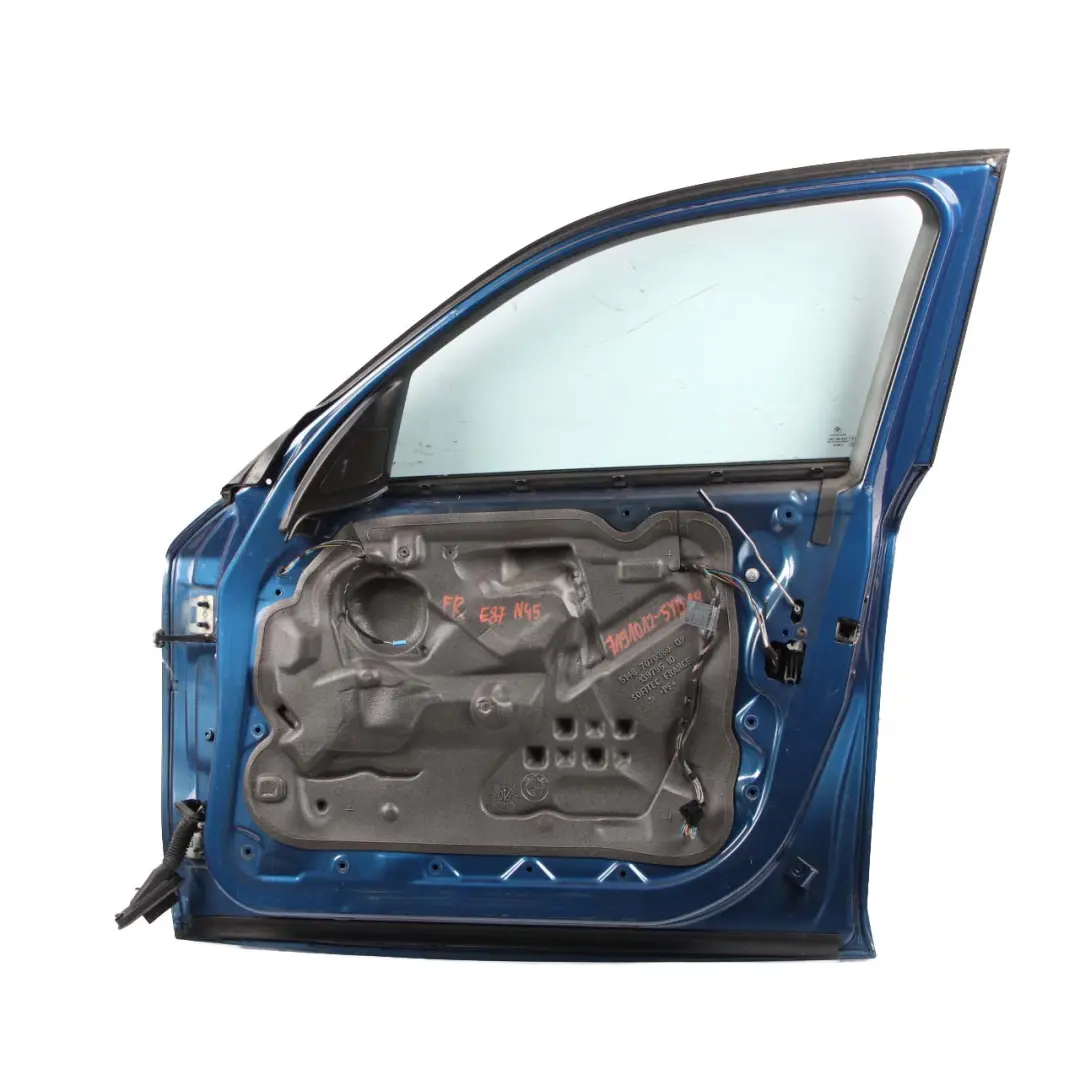 Door Front Right O/S Sydneyblau Sydney Blue Metallic - A19 to BMW E87 with Part number 41517191012 BMW E87 Door Front Right O/S Sydneyblau Sydney Blue Metallic - A19 - SKU 7191012-SYD19 - Part number 41517191012