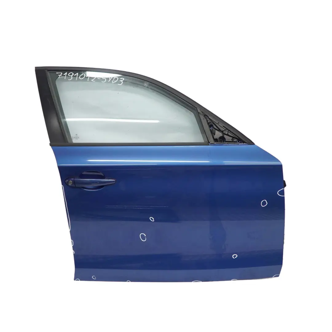 Door Front Right O/S Sydneyblau Sydney Blau Blue Metallic - A19 to BMW 1 E87 with Part number 7191012 BMW 1 E87 Door Front Right O/S Sydneyblau Sydney Blau Blue Metallic - A19 - SKU 7191012-SYD3 - Part number 7191012
