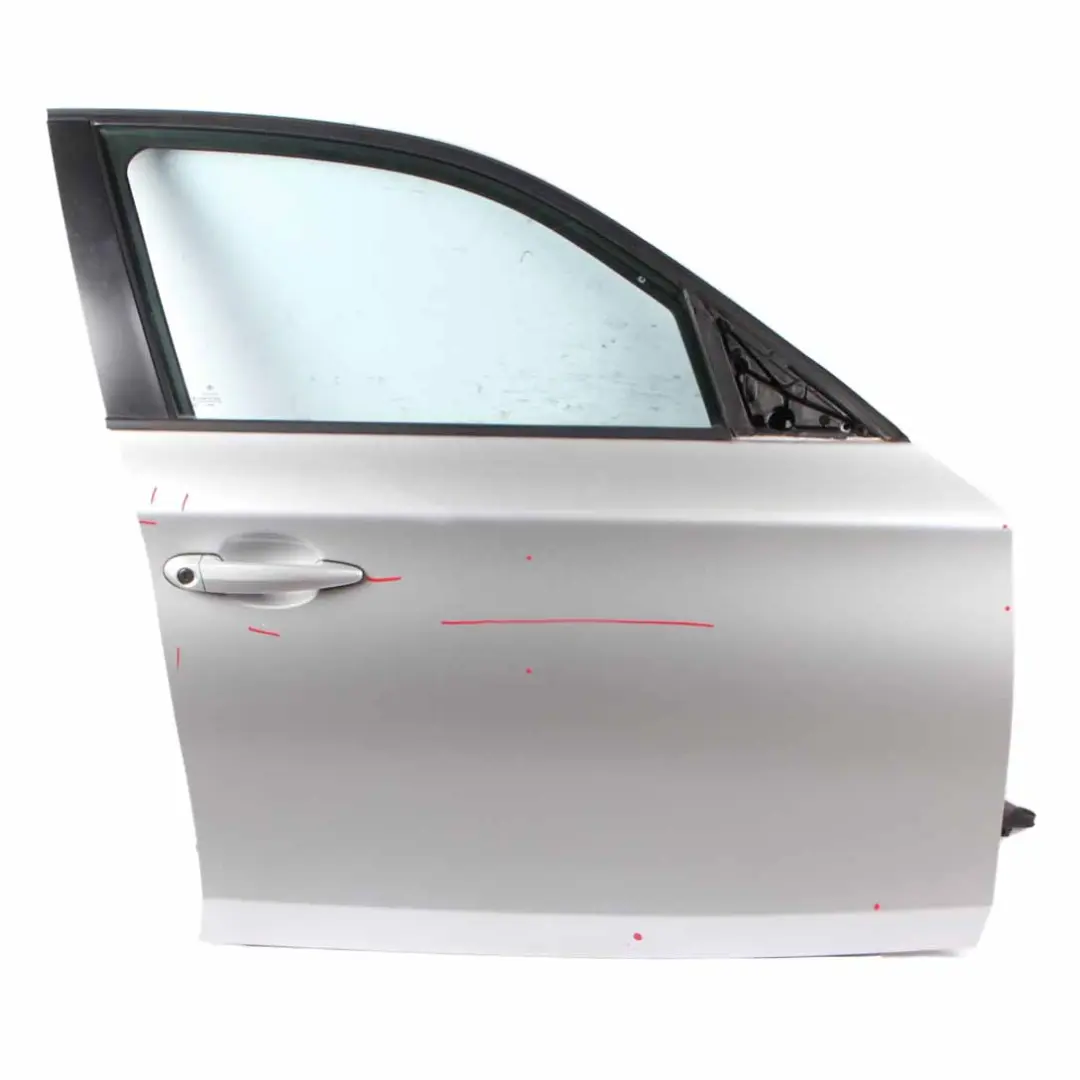 Door Front Right O/S Titansilber Silber Silver Metalic - 354 to BMW 1 Series E87 1 with Part number 7191012 BMW 1 Series E87 1 Door Front Right O/S Titansilber Silber Silver Metalic - 354 - SKU 7191012-TS1 - Part number 7191012