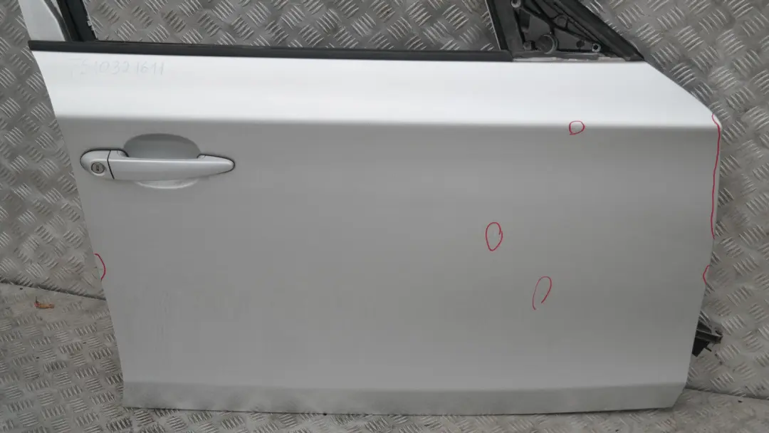 BMW 1 SERIES E87 E87N LCI Door Front Right O/S Titansilber Silber Silver Metalic - SKU 7191012 -TS5 - Part number 41517191012