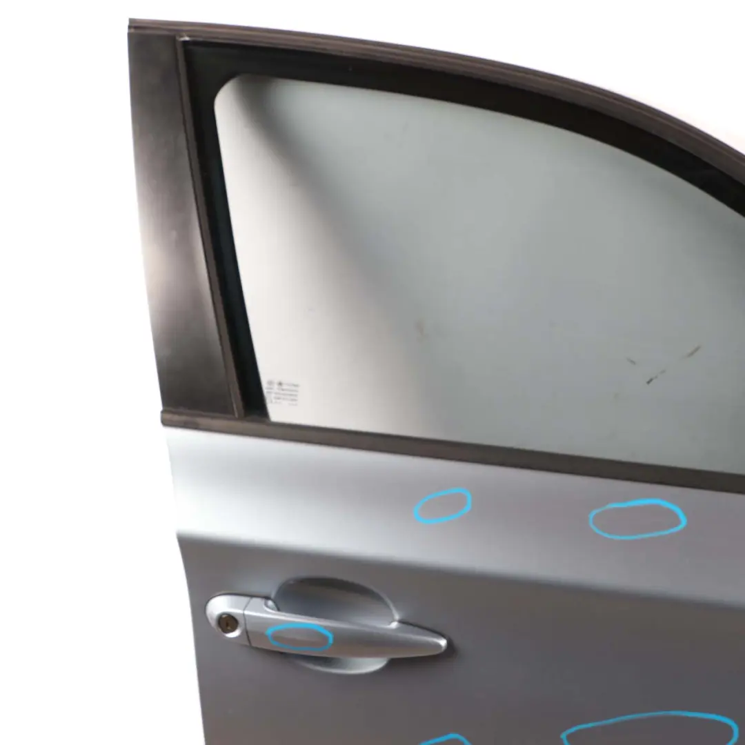 Door Front Right O/S Bluewater Blue Water Metallic - 896 to BMW 1 Series E87 with Part number 7191012 BMW 1 Series E87 Door Front Right O/S Bluewater Blue Water Metallic - 896 - SKU 7191012-WB1 - Part number 7191012