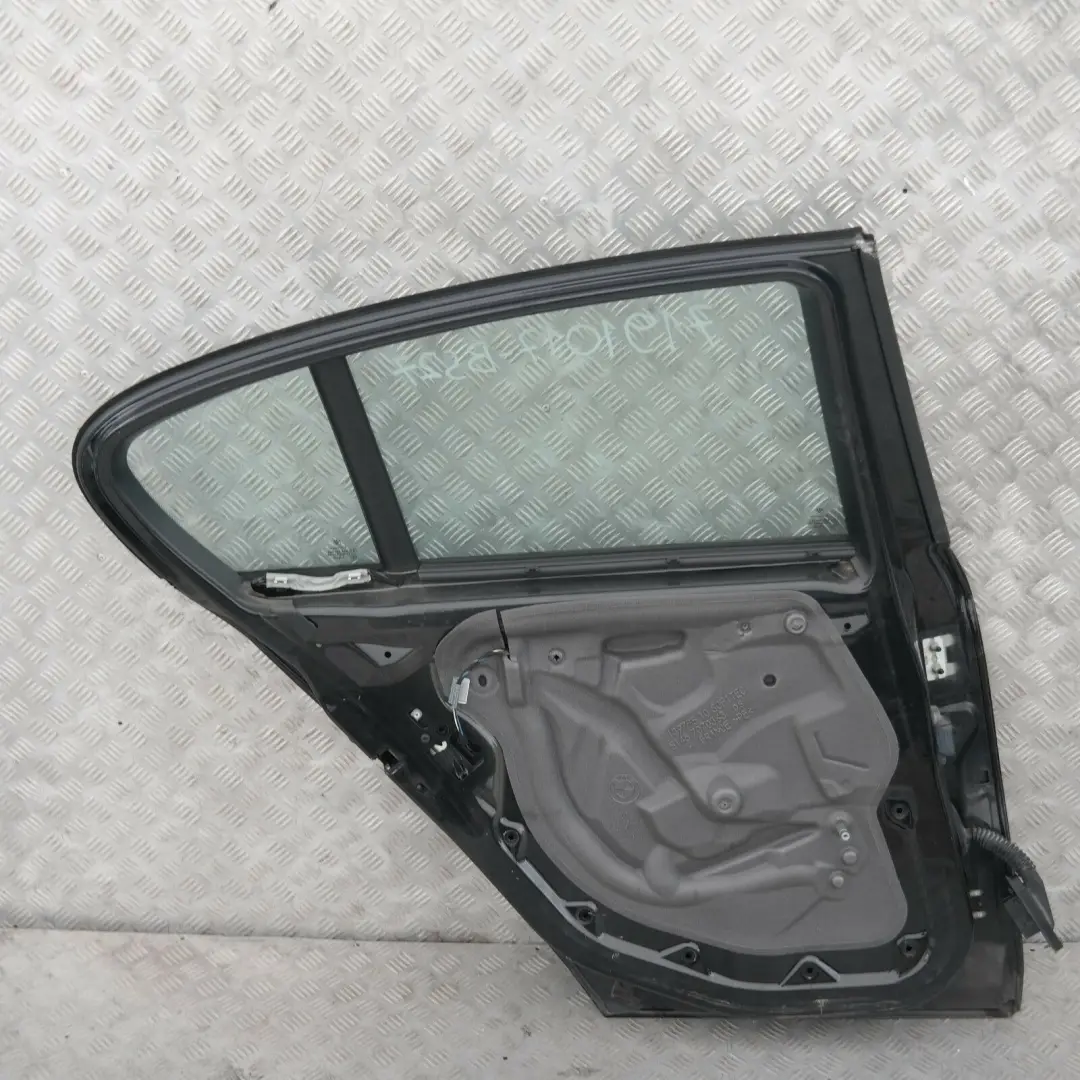 Door Rear Left N/S Black Sapphire Metallic - 475 to BMW 1 SERIES 27 E87 E87N with Part number 7191017 BMW 1 SERIES 27 E87 E87N Door Rear Left N/S Black Sapphire Metallic - 475 - SKU 7191017-BS27 - Part number 7191017