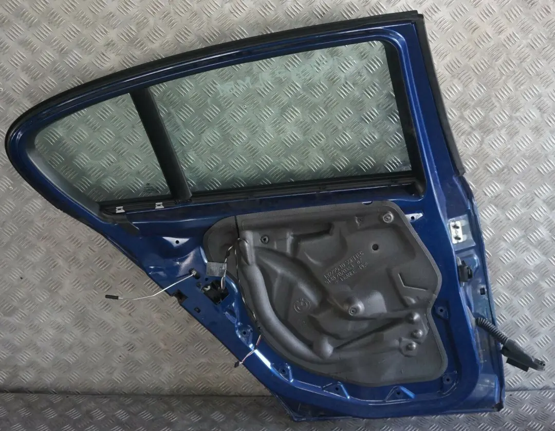 BMW 1 Series 1 E87 E87N Door Rear Left N/S Le Mans Blau Blue Metallic - 381 - SKU 7191017-LMB1 - Part number 7191017