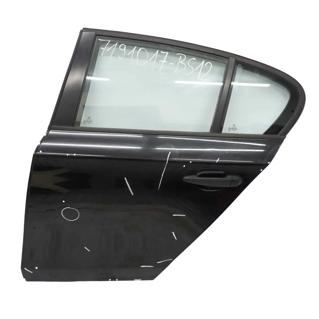 BMW E87 Porta posteriore sinistra Black Sapphire Metallic - 475 - SKU 7191017-BS12 - Numero di parte 7191017