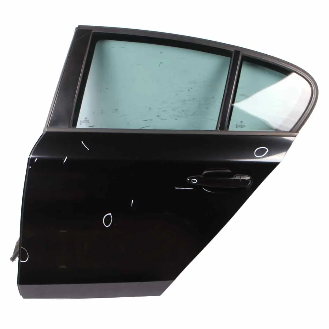 Door Rear Left N/S Black Sapphire Metallic - 475 to BMW 1 Series 2 E87 with Part number 7191017 BMW 1 Series 2 E87 Door Rear Left N/S Black Sapphire Metallic - 475 - SKU 7191017-BS2 - Part number 7191017