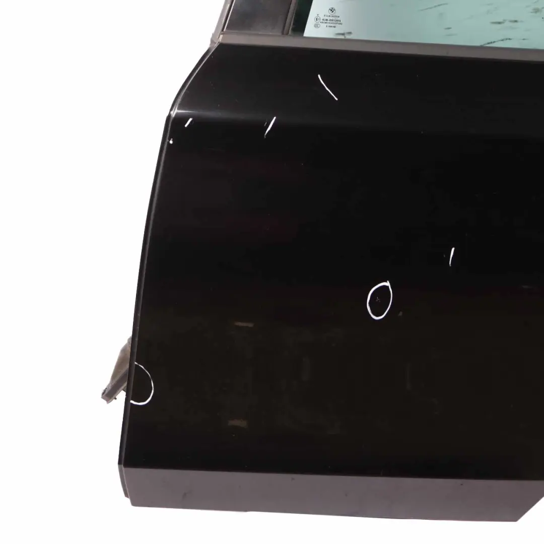 Door Rear Left N/S Black Sapphire Metallic - 475 to BMW 1 Series 2 E87 with Part number 7191017 BMW 1 Series 2 E87 Door Rear Left N/S Black Sapphire Metallic - 475 - SKU 7191017-BS2 - Part number 7191017
