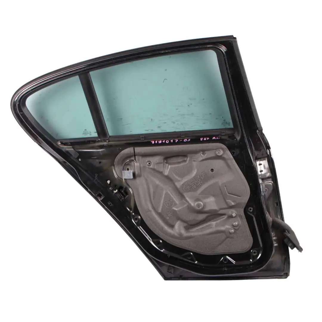 Door Rear Left N/S Black Sapphire Metallic - 475 to BMW 1 Series 2 E87 with Part number 7191017 BMW 1 Series 2 E87 Door Rear Left N/S Black Sapphire Metallic - 475 - SKU 7191017-BS2 - Part number 7191017