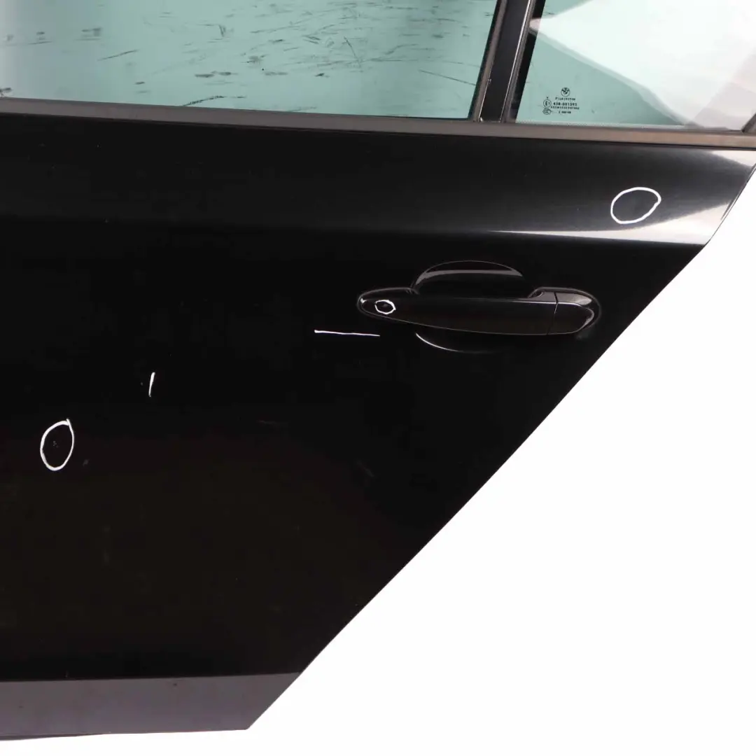 BMW 1 Series 2 E87 Door Rear Left N/S Black Sapphire Metallic - 475 - SKU 7191017-BS2 - Part number 7191017