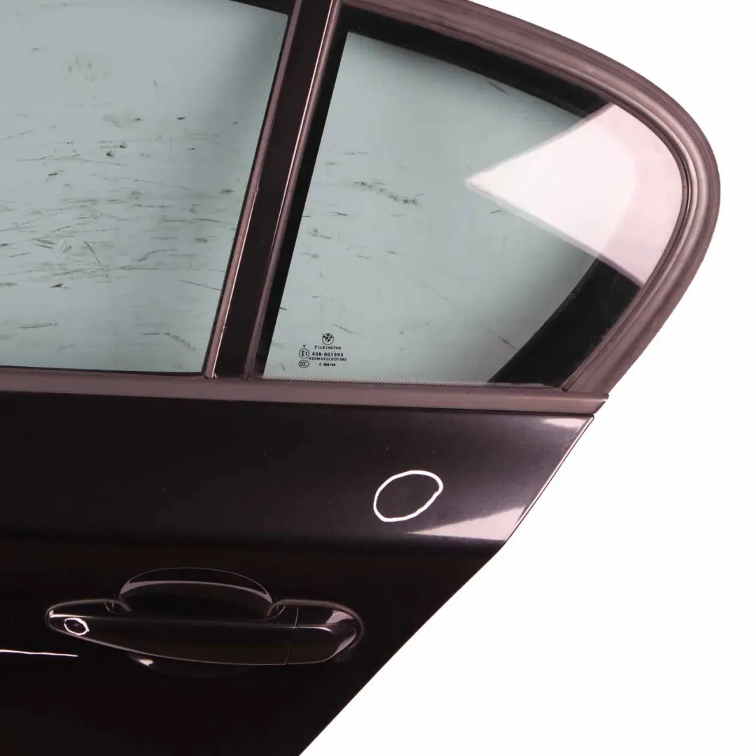 Door Rear Left N/S Black Sapphire Metallic - 475 to BMW 1 Series 2 E87 with Part number 7191017 BMW 1 Series 2 E87 Door Rear Left N/S Black Sapphire Metallic - 475 - SKU 7191017-BS2 - Part number 7191017