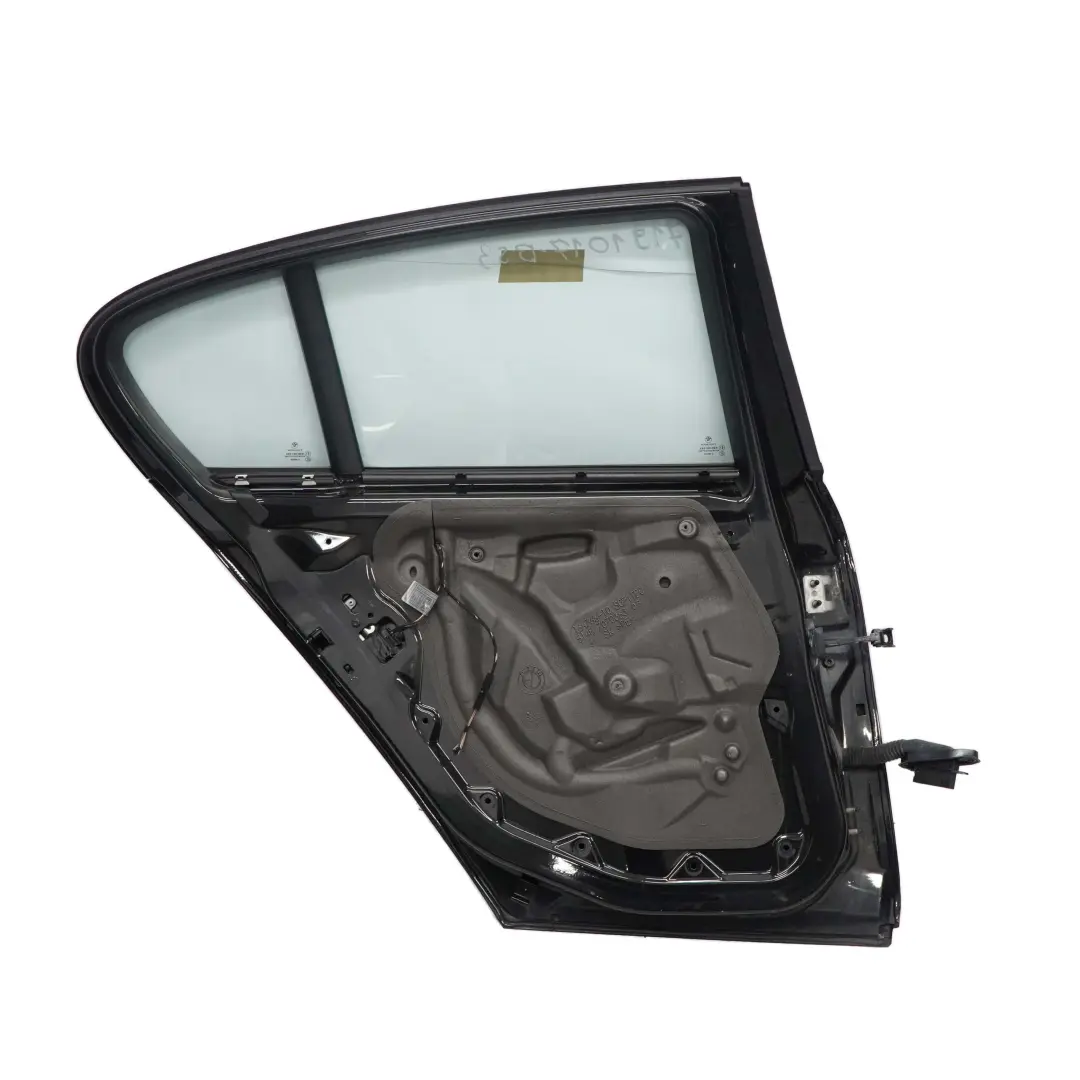 Door Rear Left N/S Covering Panel Black Sapphire Metallic - 475 to BMW E87 with Part number 7191017 BMW E87 Door Rear Left N/S Covering Panel Black Sapphire Metallic - 475 - SKU 7191017-BS3 - Part number 7191017