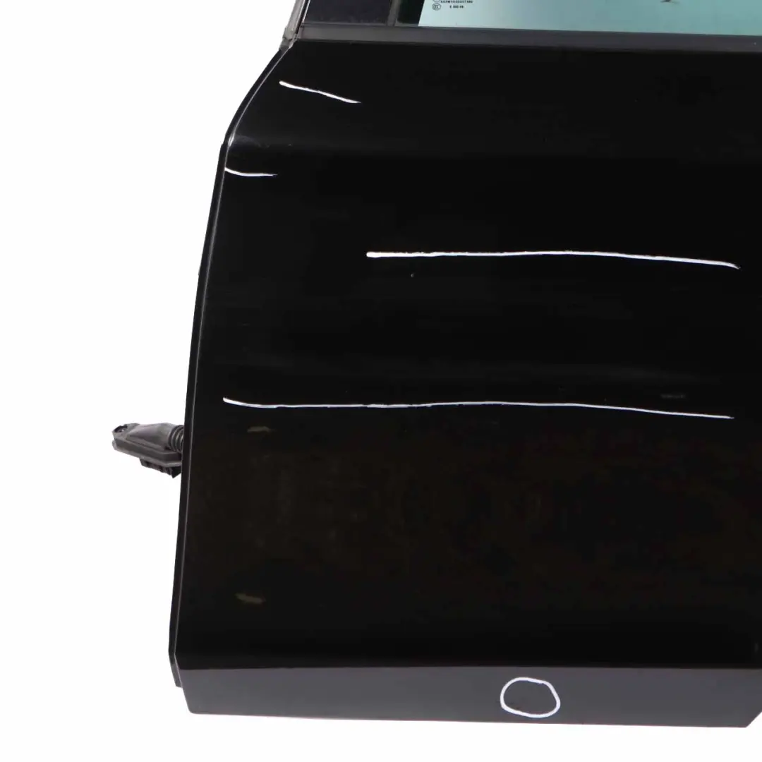 Door Rear Left N/S Black Sapphire Metallic - 475 to BMW E87 with Part number 7191017 BMW E87 Door Rear Left N/S Black Sapphire Metallic - 475 - SKU 7191017-BS5 - Part number 7191017