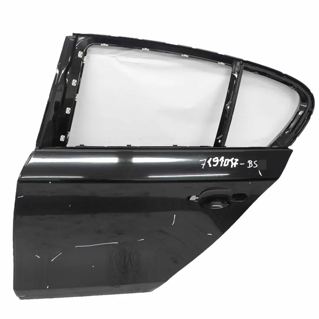 BMW E87 Door Rear Left N/S Black Sapphire Metallic - 475 - SKU 7191017-BS - Part number 7191017
