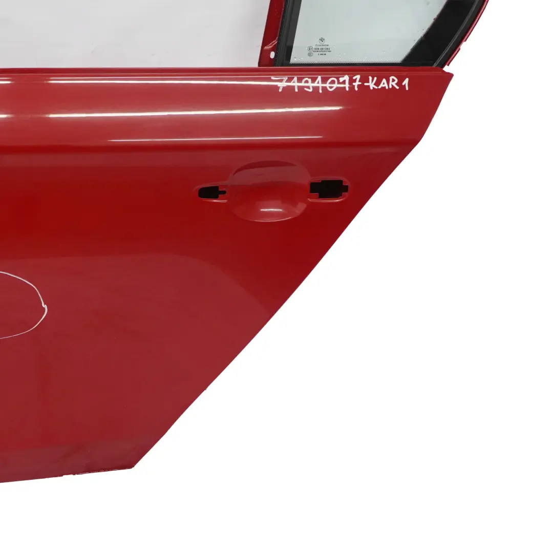 Door Rear Left N/S Karmesinrot Red Rot - A61 to BMW E87 with Part number 7191017 BMW E87 Door Rear Left N/S Karmesinrot Red Rot - A61 - SKU 7191017-KAR1 - Part number 7191017