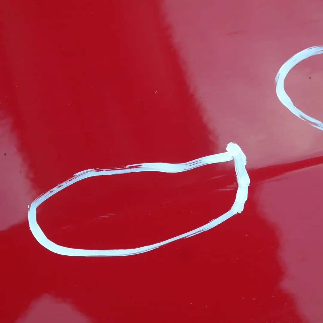 BMW 1 er E87 E87 LCI Fahrerseite Tür hinten links Karmesinrot Rot A61 - SKU 7191017-KAR6 - Teilenummer 7191017
