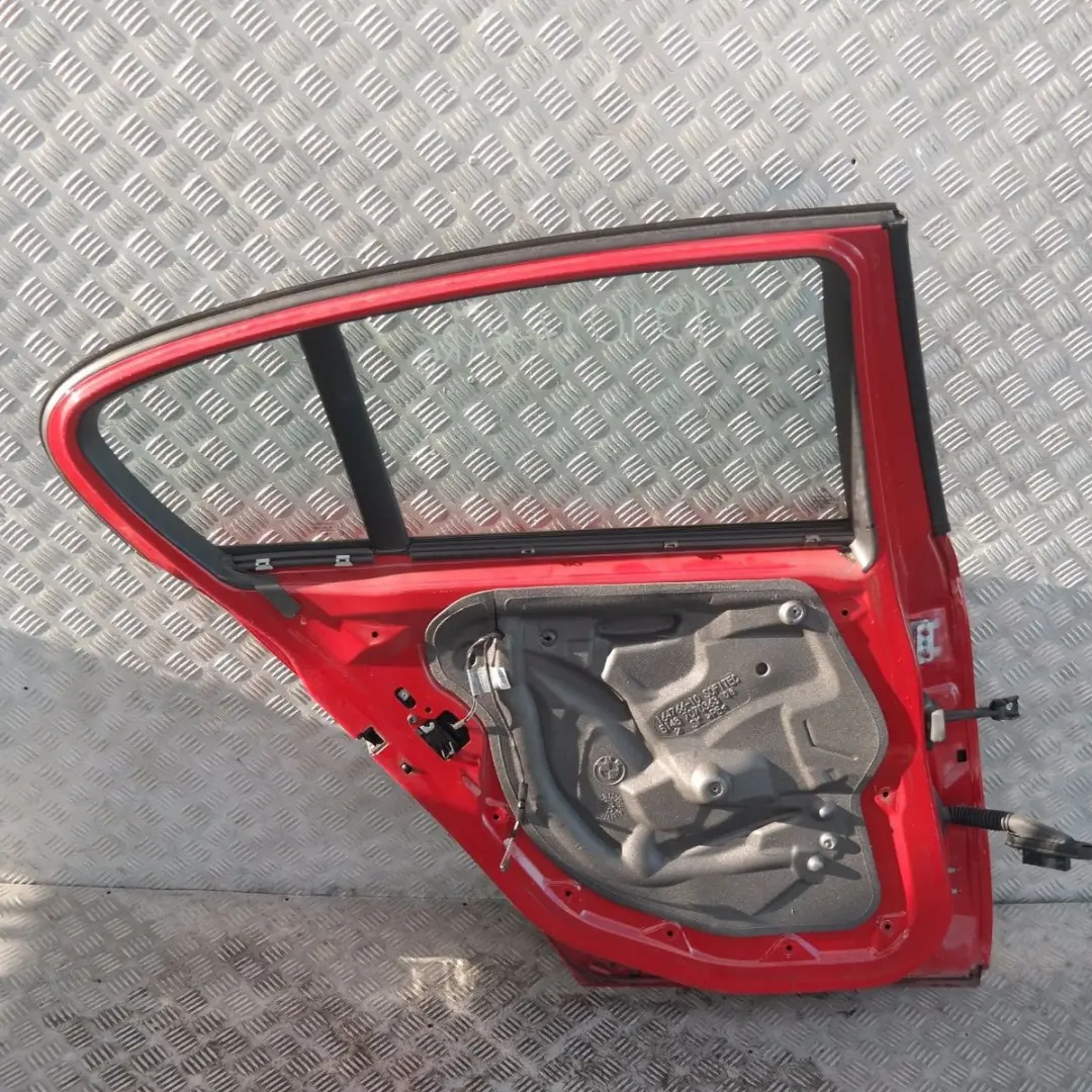 BMW 1 SERIES 6 E87 E87N Door rear left N/S Karmesinrot Red Rot - A61 - SKU 7191017-KAR6 - Part number 7191017
