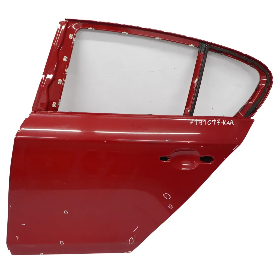 BMW E87 Porte Arriere Gauche Rouge Carmin Karmesin Rouge - A61 - SKU 7191017-KAR - Numéro de pièce 7191017
