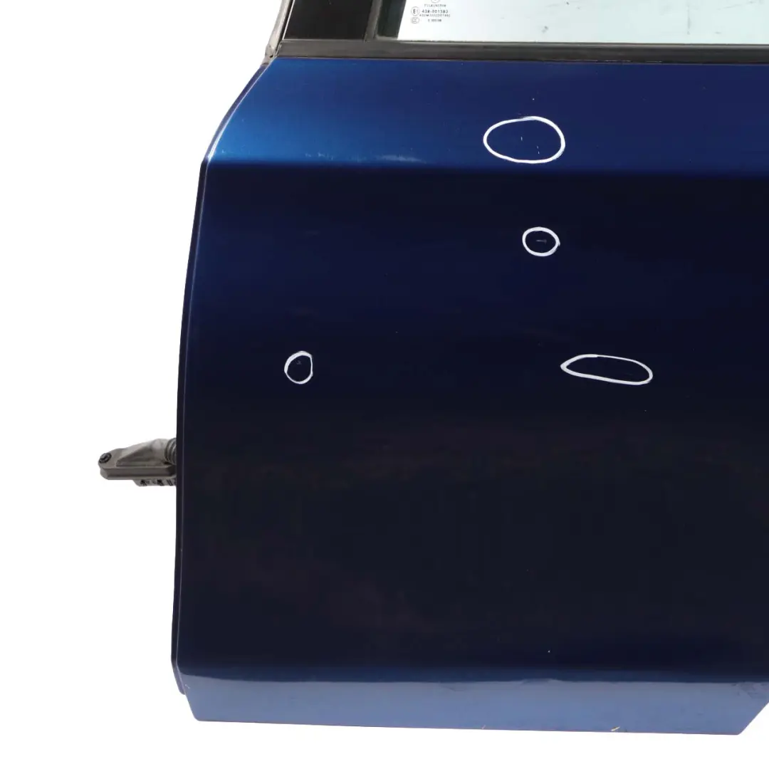 Door Rear Left N/S Le Mans Blau Blue Metallic - 381 to BMW 1 Series E87 3 with Part number 7191017 BMW 1 Series E87 3 Door Rear Left N/S Le Mans Blau Blue Metallic - 381 - SKU 7191017-LMB3 - Part number 7191017