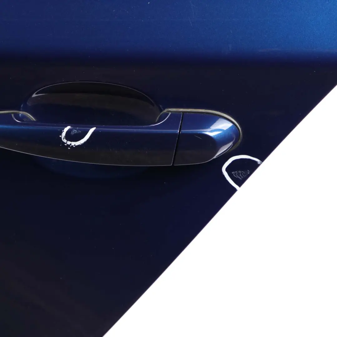 Door Rear Left N/S Le Mans Blau Blue Metallic - 381 to BMW 1 Series E87 3 with Part number 7191017 BMW 1 Series E87 3 Door Rear Left N/S Le Mans Blau Blue Metallic - 381 - SKU 7191017-LMB3 - Part number 7191017