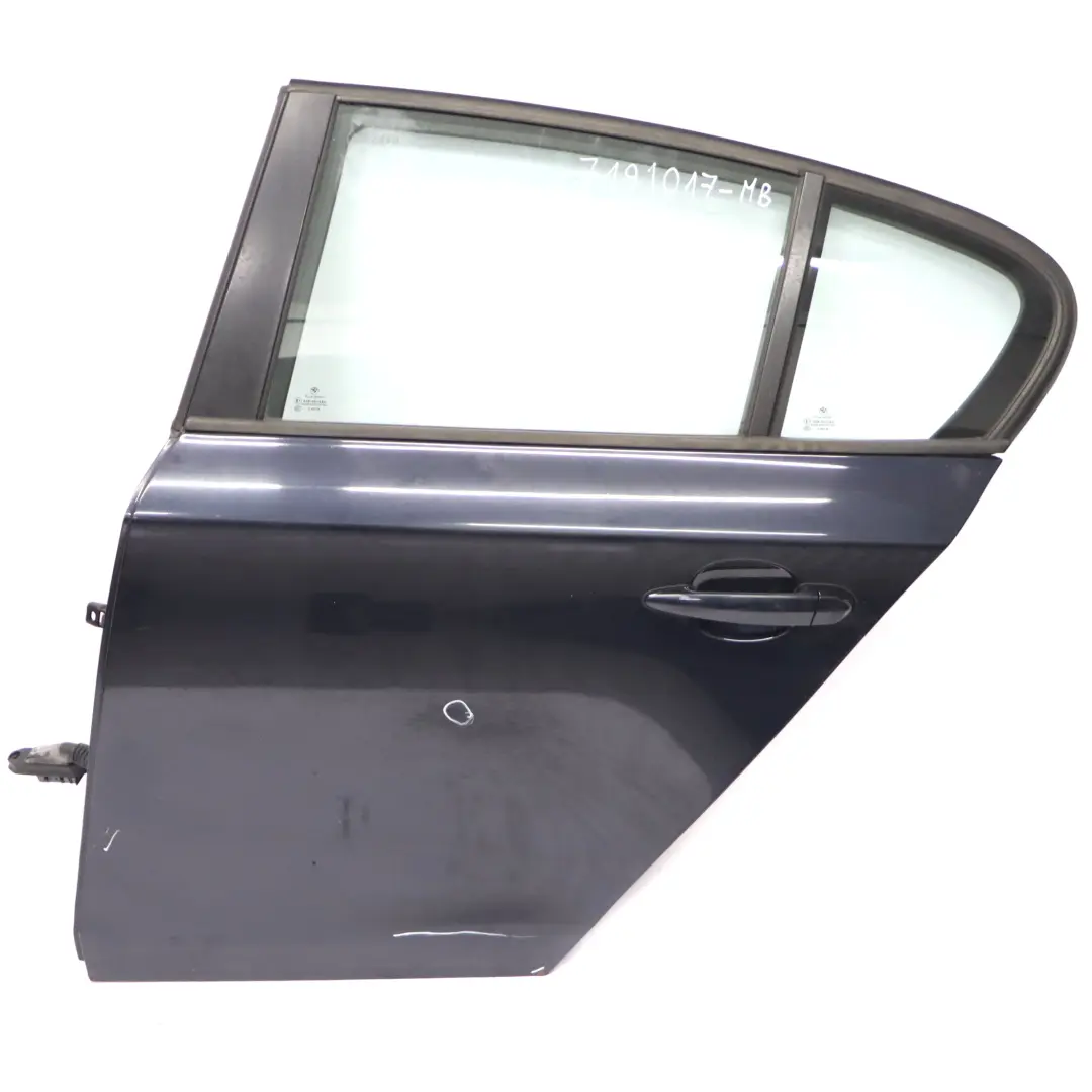 Door Rear Left N/S Monacoblau Monaco Blue Metallic - A35 to BMW E87 with Part number 7191017 BMW E87 Door Rear Left N/S Monacoblau Monaco Blue Metallic - A35 - SKU 7191017-MB - Part number 7191017