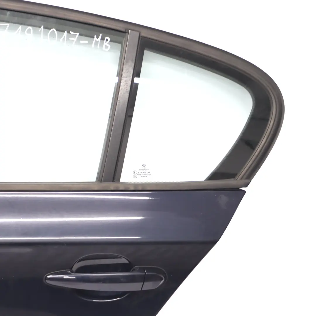 BMW E87 Door Rear Left N/S Monacoblau Monaco Blue Metallic - A35 - SKU 7191017-MB - Part number 7191017
