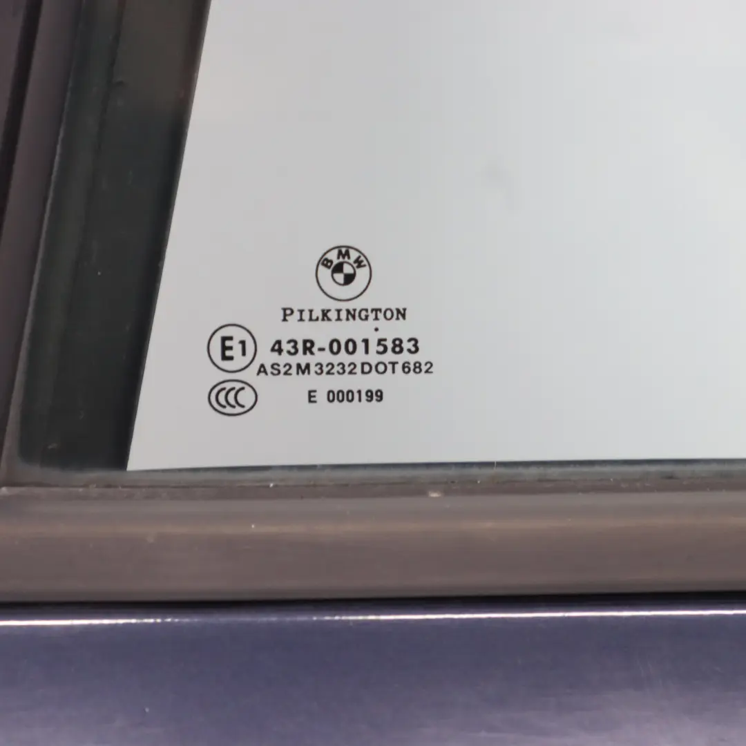 BMW E87 Drzwi Lewe Tylne Monacoblau Monaco Niebieski Metalilk - A35 - SKU 7191017-MB - Numer Części 7191017