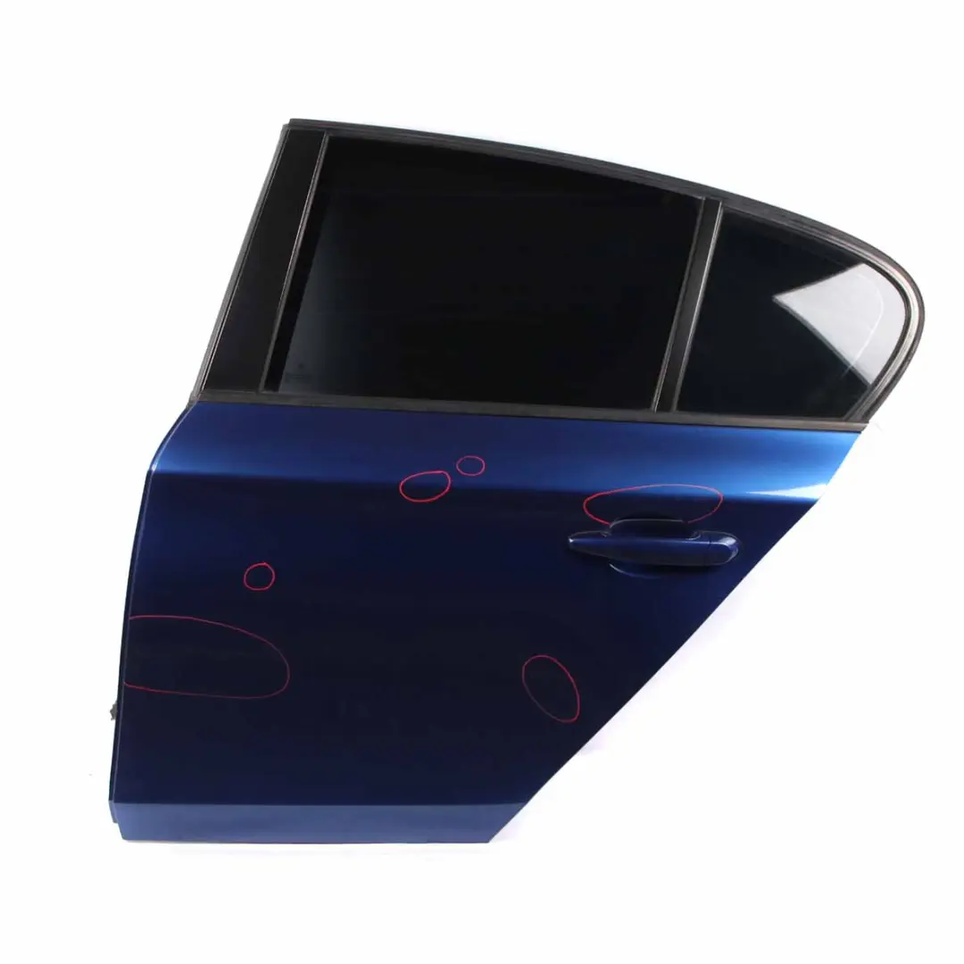 BMW E87 E87N Door Rear Left N/S Montegoblau Montego Blau Blue Metallic - A51 - SKU 7191017-MTB1 - Part number 7191017