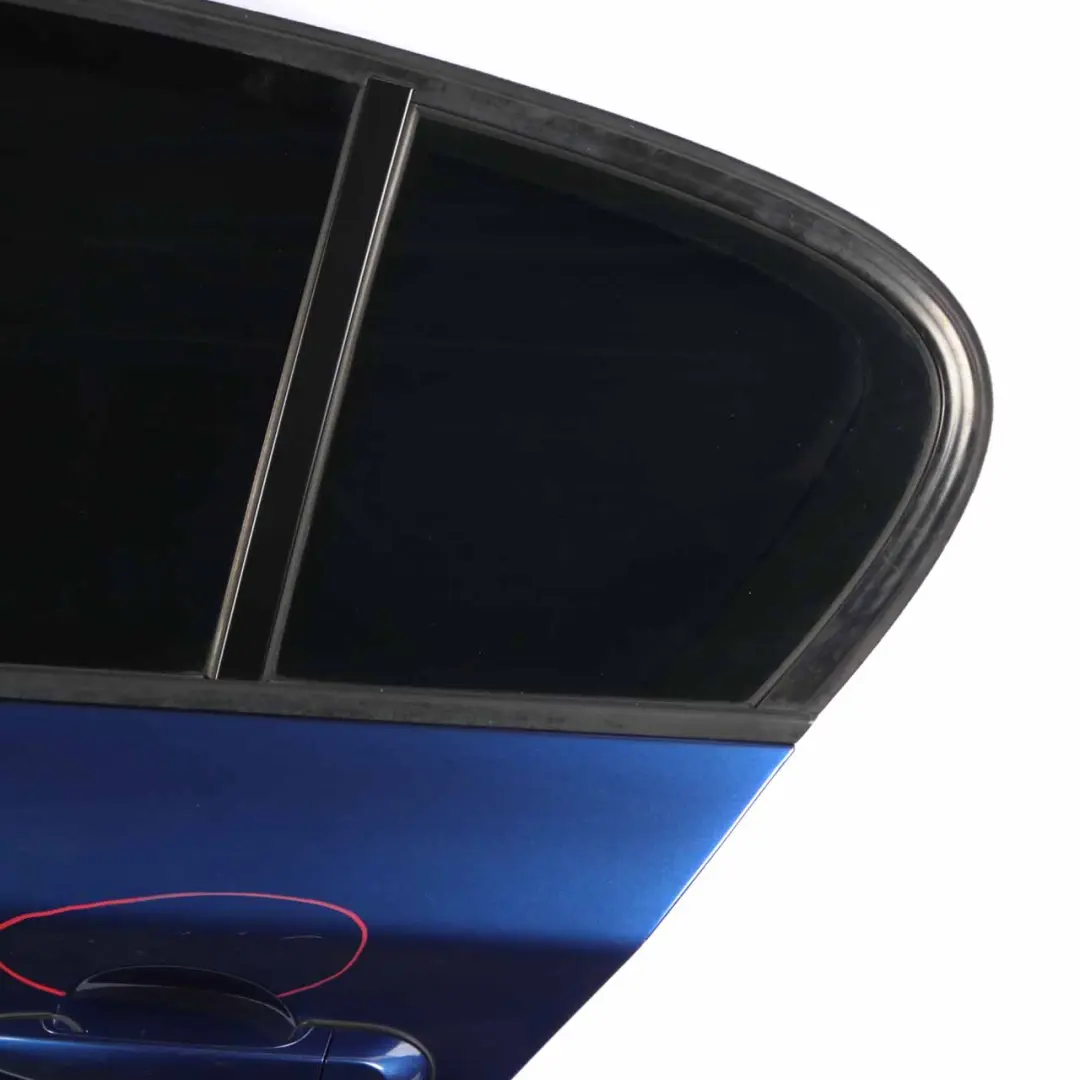 BMW E87 E87N Door Rear Left N/S Montegoblau Montego Blau Blue Metallic - A51 - SKU 7191017-MTB1 - Part number 7191017