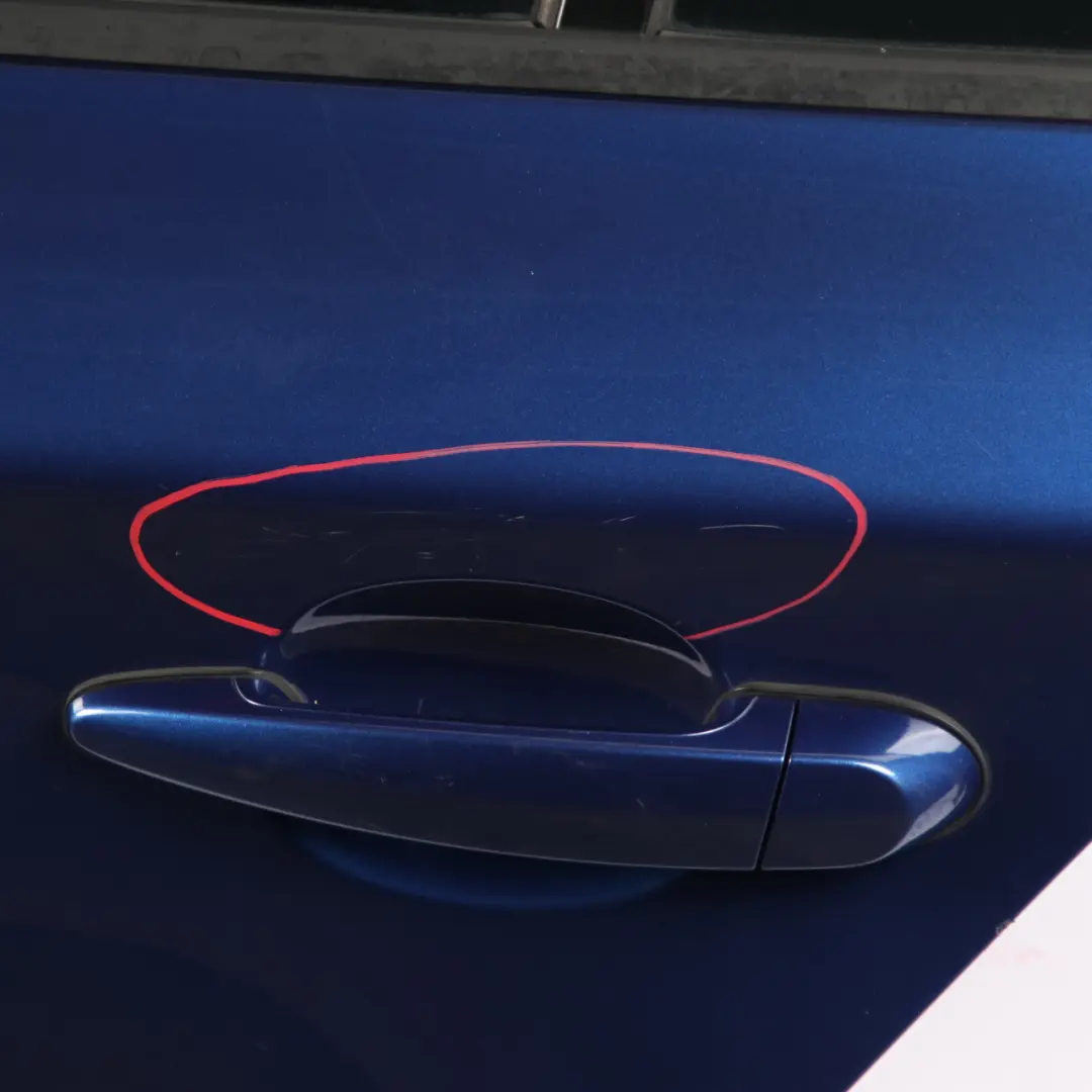 BMW E87 E87N Door Rear Left N/S Montegoblau Montego Blau Blue Metallic - A51 - SKU 7191017-MTB1 - Part number 7191017