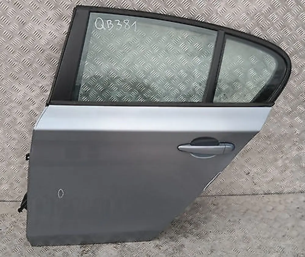 Door rear left N/S Quarzblau Blau Blue Metallic - A18 to BMW 1 SERIES 2 E87 E87N with Part number 41527191017 BMW 1 SERIES 2 E87 E87N Door rear left N/S Quarzblau Blau Blue Metallic - A18 - SKU 7191017-QB2 - Part number 41527191017