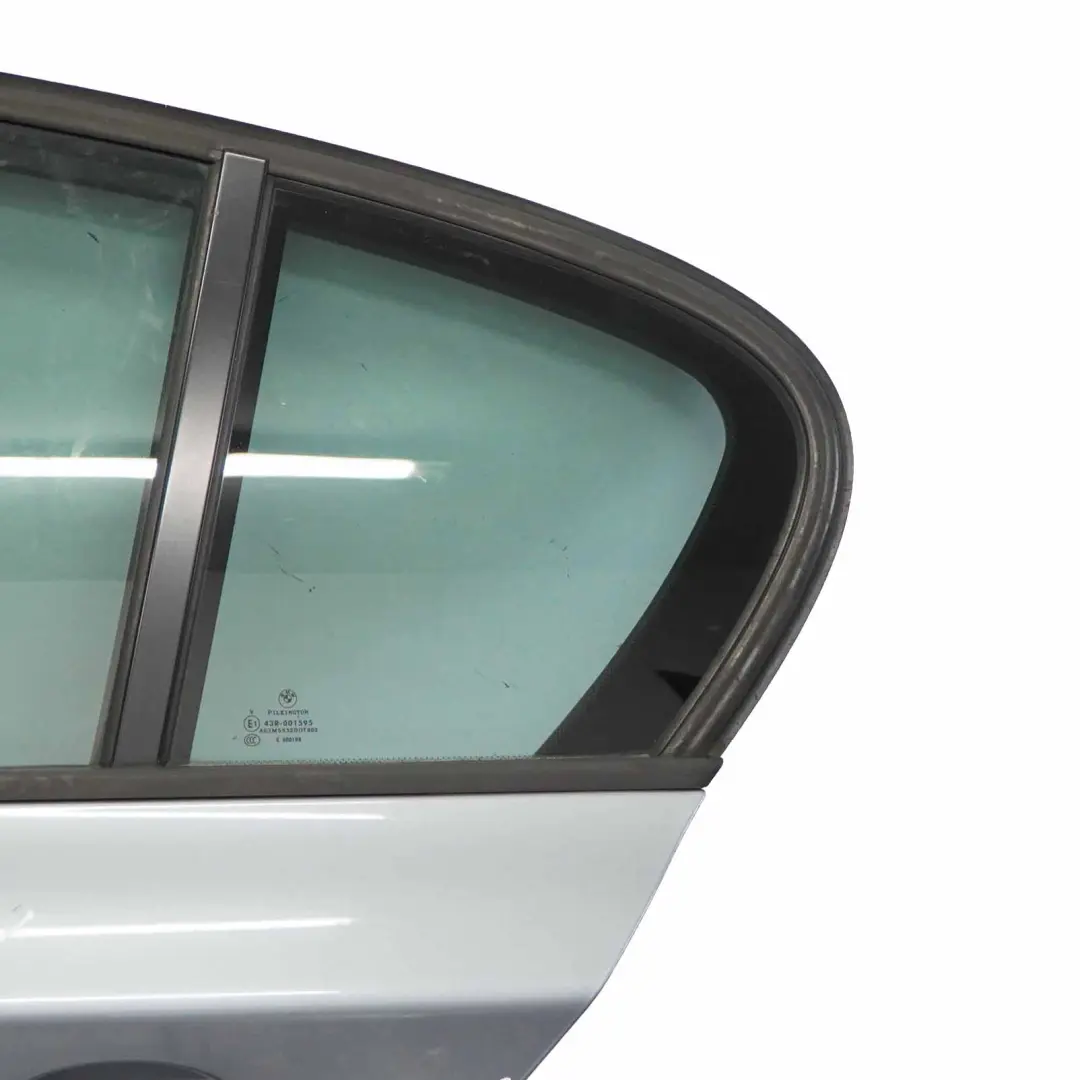 BMW E87 Door Rear Left N/S Quarzblau Blue Metallic - A18 - SKU 7191017-QB - Part number 41527191017