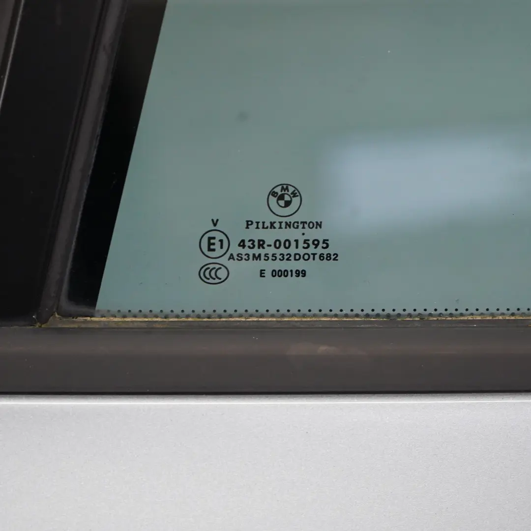 BMW E87 Door Rear Left N/S Quarzblau Blue Metallic - A18 - SKU 7191017-QB - Part number 41527191017