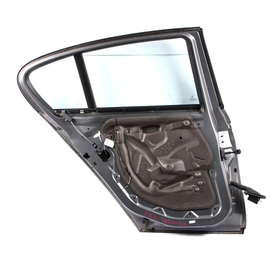 Left Door N/S Spacegrau Space Grey Metallic - A52 to BMW 1 E87 Rear with Part number 7191017 BMW 1 E87 Rear Left Door N/S Spacegrau Space Grey Metallic - A52 - SKU 7191017-SCG - Part number 7191017