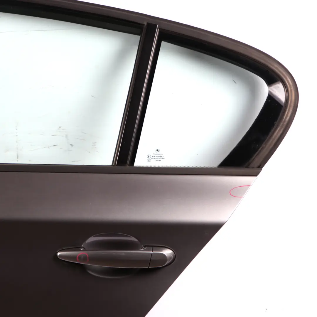 BMW 1 E87 Rear Left Door N/S Spacegrau Space Grey Metallic - A52 - SKU 7191017-SCG - Part number 7191017