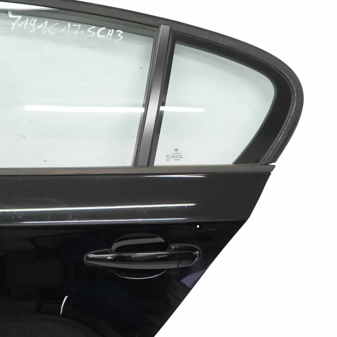 Door Rear Left N/S Schwarz 2 Black - 668 to BMW E87 with Part number 7191017 BMW E87 Door Rear Left N/S Schwarz 2 Black - 668 - SKU 7191017-SCH3 - Part number 7191017