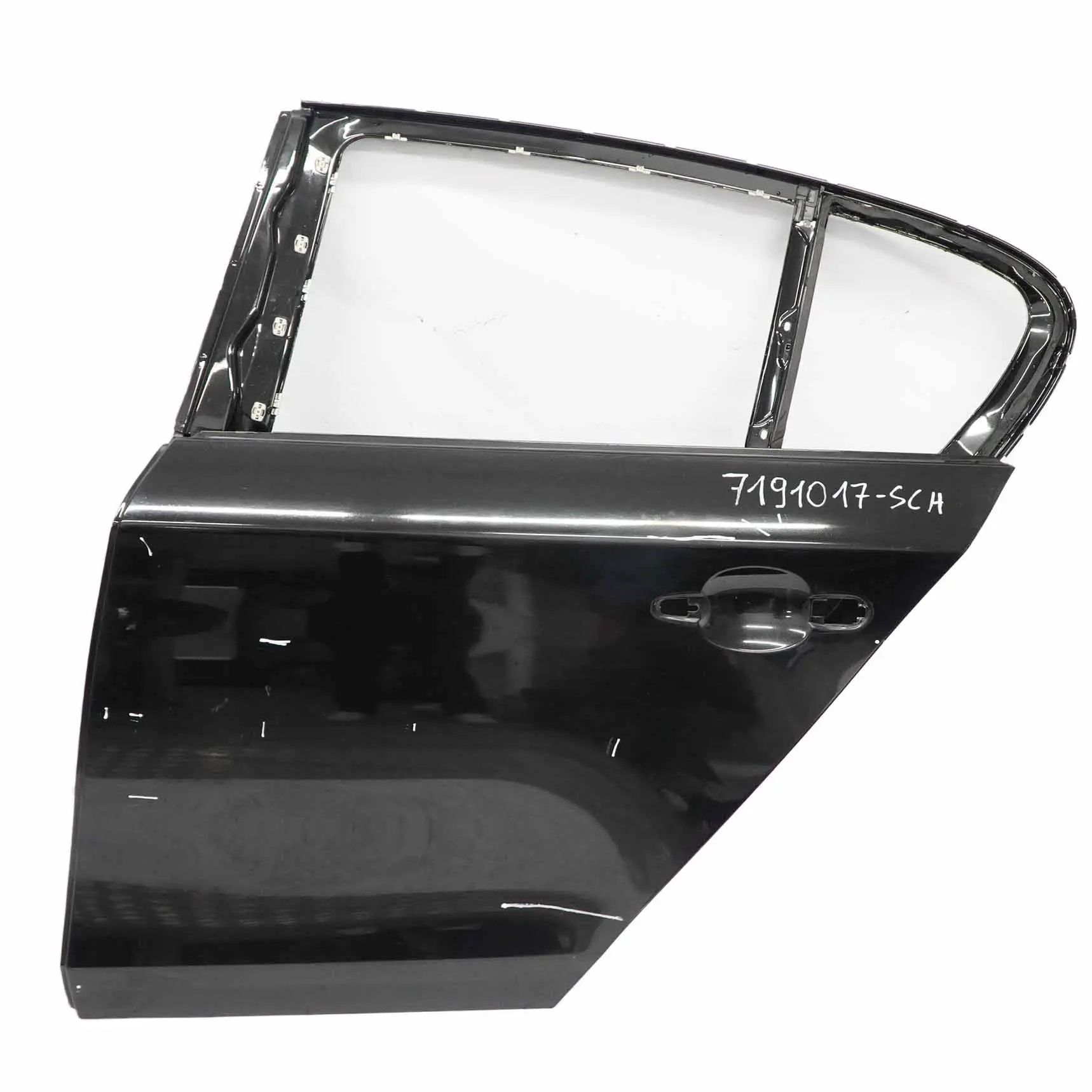 BMW E87 Puerta Trasera Izquierda Panel Cubierta Schwarz 2 Negro - 668