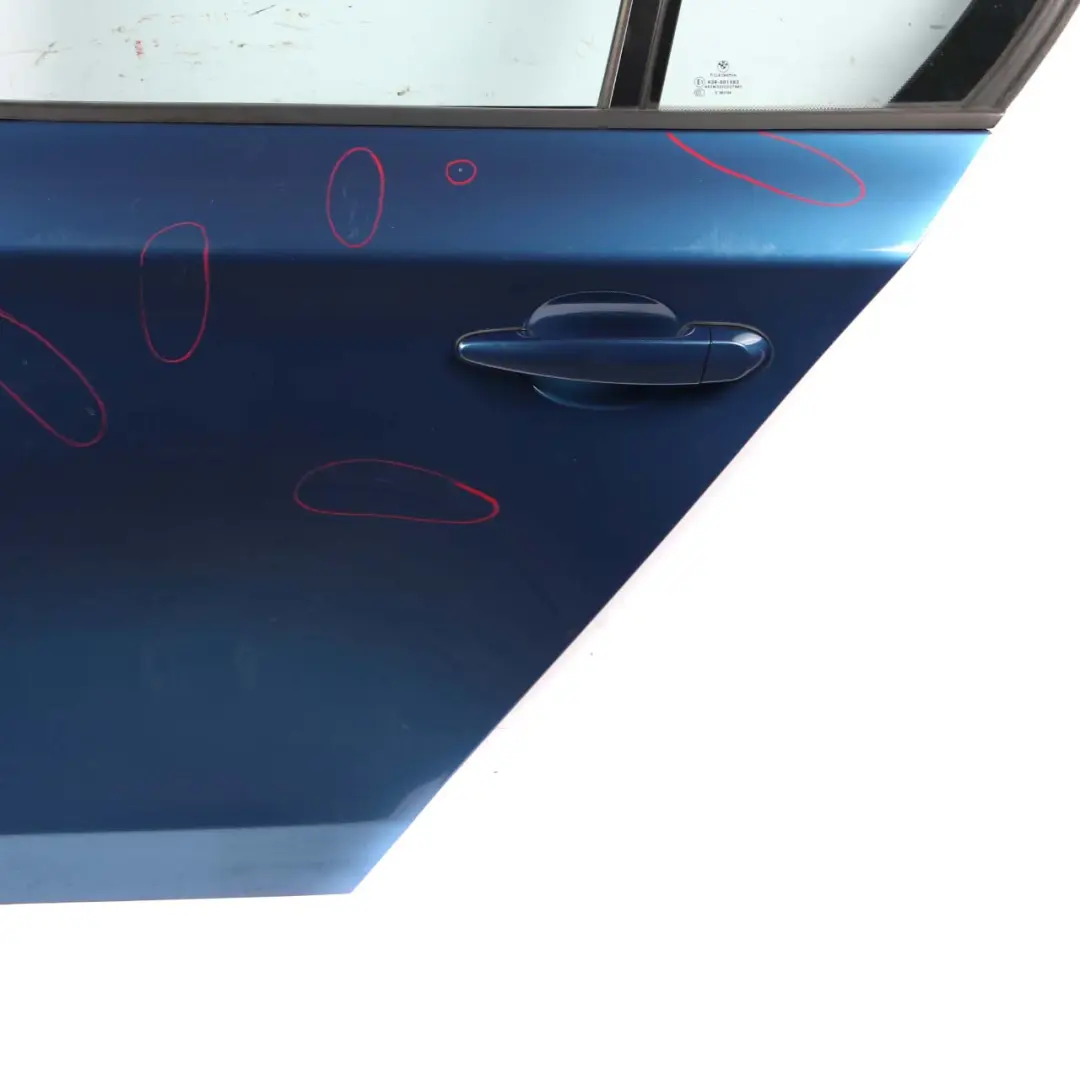 Door Rear Left N/S Sydneyblau Sydney Blue Metallic - A19 to BMW E87 with Part number 7191017 BMW E87 Door Rear Left N/S Sydneyblau Sydney Blue Metallic - A19 - SKU 7191017-SYD13 - Part number 7191017