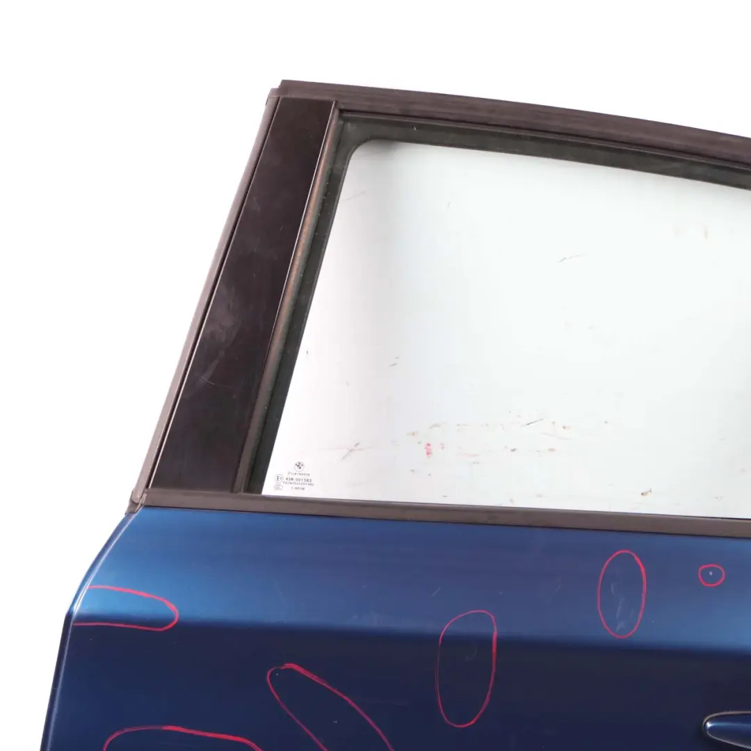 Door Rear Left N/S Sydneyblau Sydney Blue Metallic - A19 to BMW E87 with Part number 7191017 BMW E87 Door Rear Left N/S Sydneyblau Sydney Blue Metallic - A19 - SKU 7191017-SYD13 - Part number 7191017