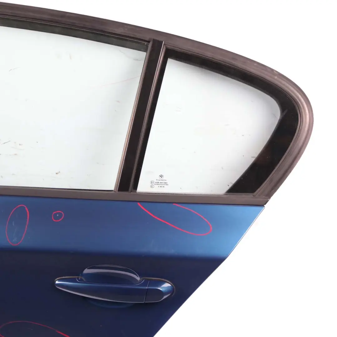 BMW E87 Door Rear Left N/S Sydneyblau Sydney Blue Metallic - A19 - SKU 7191017-SYD13 - Part number 7191017